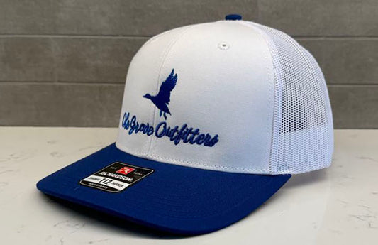 Ole Grove Outfitters Hat - 112 Richardson Snapback White/Royal Blue