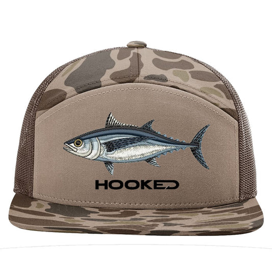 Blue Fin Tuna - 168P Bark Duck Camo Flat Bill