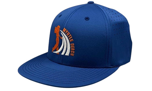 Myrtle Beach Golf Hat - Richardson PTS30 Royal Blue