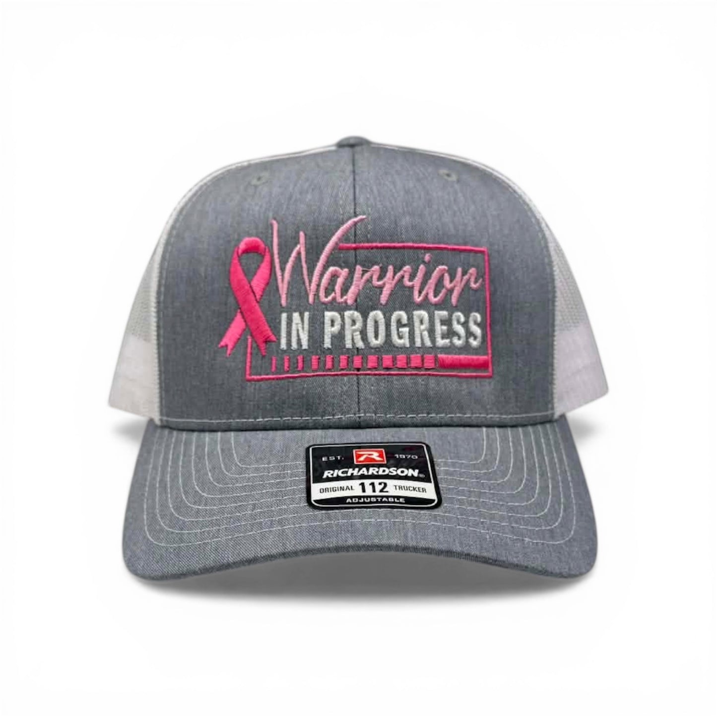 Cancer Warrior in Progress - R112 Heather Gray/White