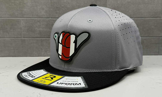 Ohio State Buckeyes Hang Loose Hat - Richardson PTS30 Gray/Black