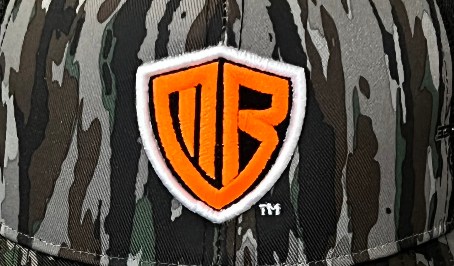 MB Shield - Richardson 112P Snapback - Realtree Black Neon Orange