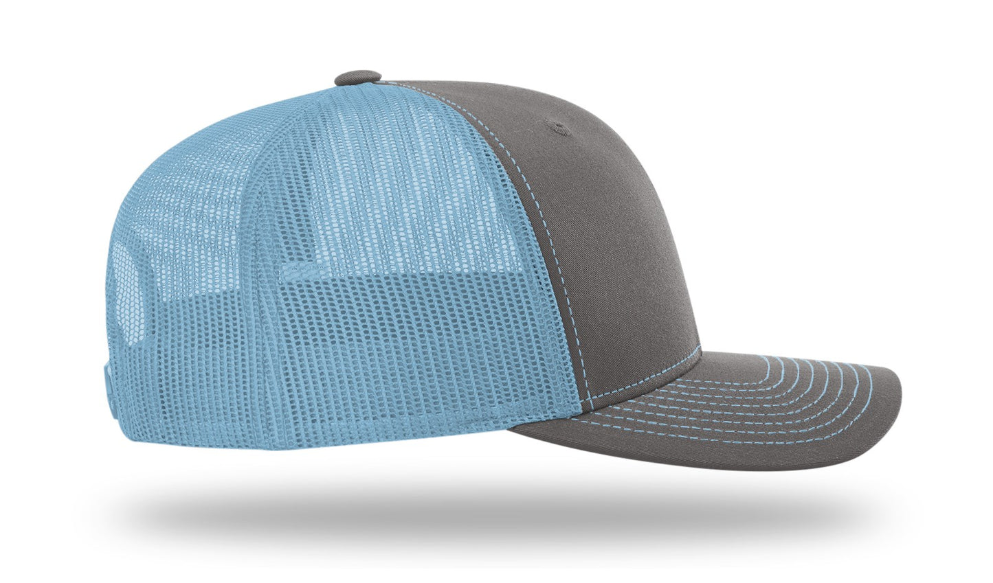 MB Shield - Richardson 112 Snapback - Charcoal/Columbia Blue