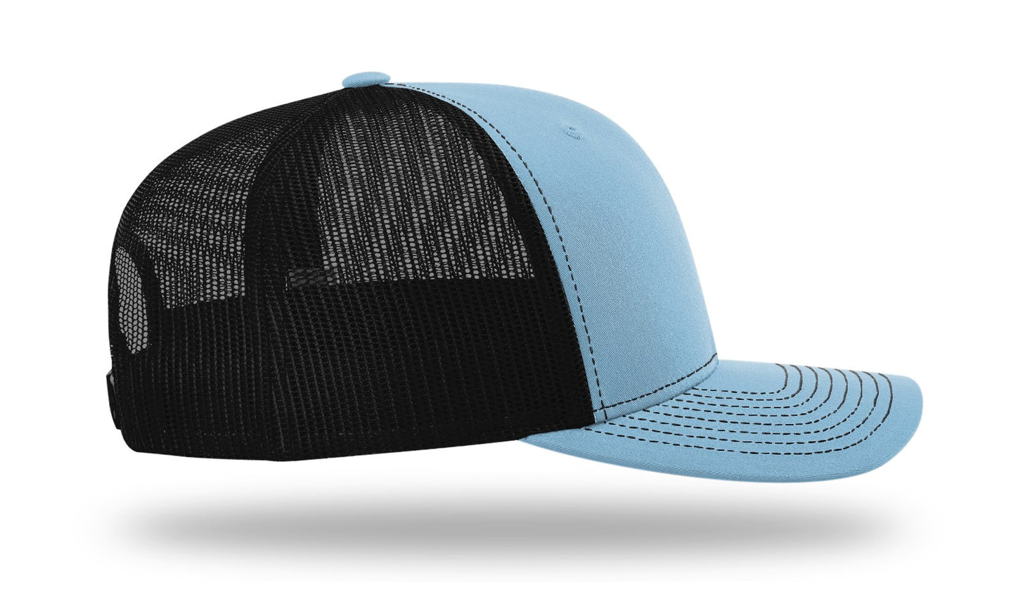 MB Shield - Richardson 112 Snapback - Columbia Blue/Black