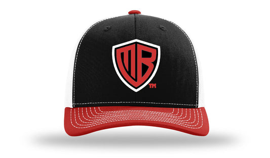 MB Shield - Richardson 112 Snapback - Black/White/Red