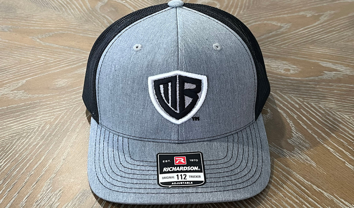 MB Shield - Richardson 112 Snapback - Heather Gray/Black