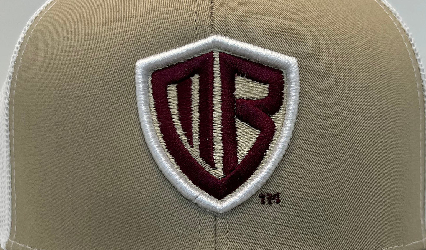 MB Shield - Richardson 112 Snapback - Khaki/White/Burgandy