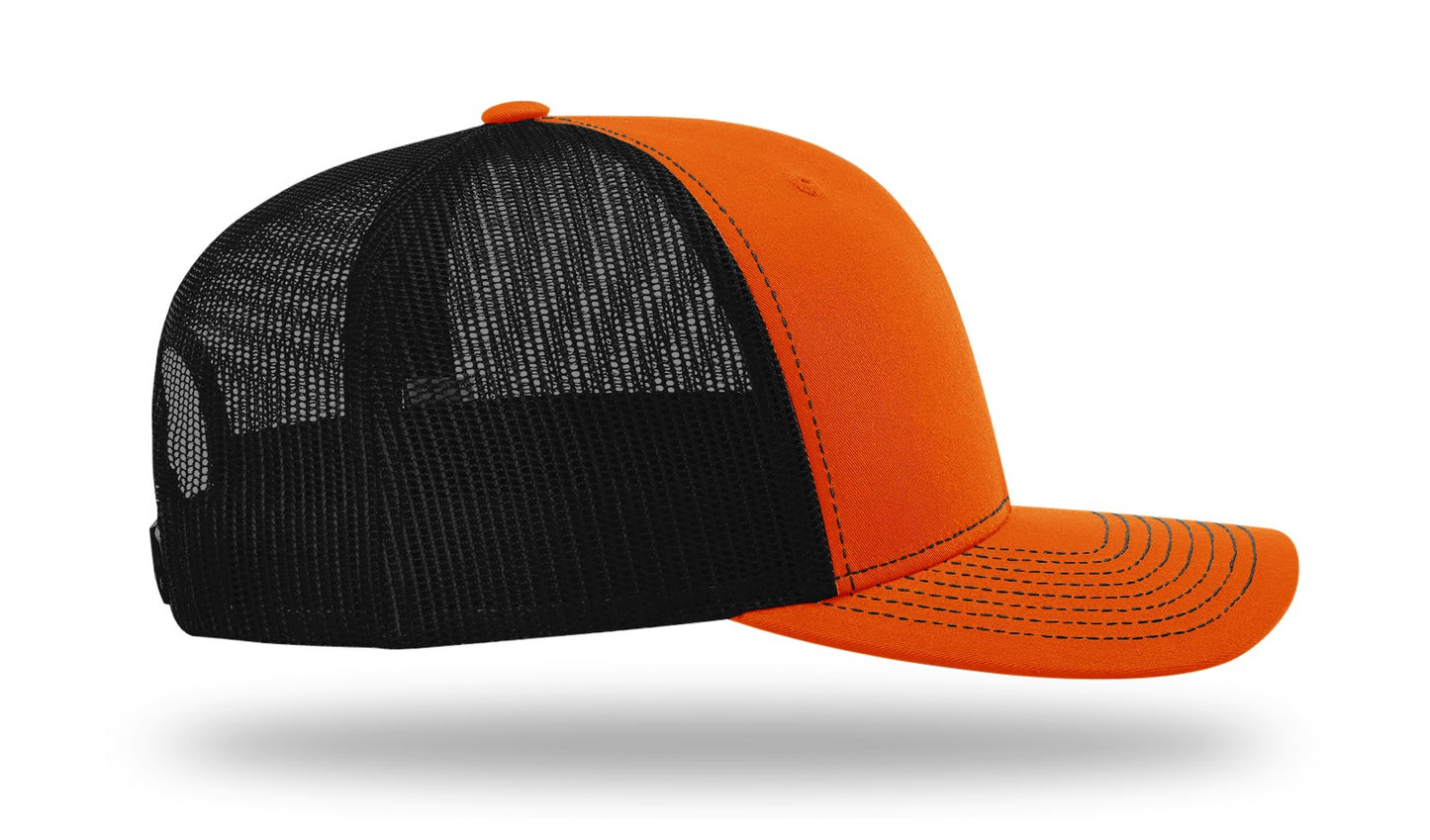 MB Shield - Richardson 112 Snapback - Orange/Black