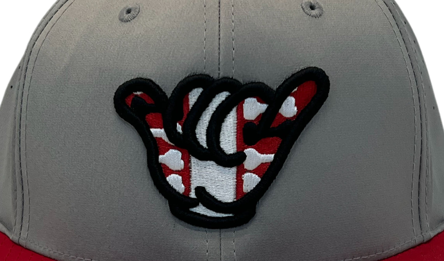 Hang Loose Hand Sports - PTS30 Gray/Red - Georgia Bulldawgs