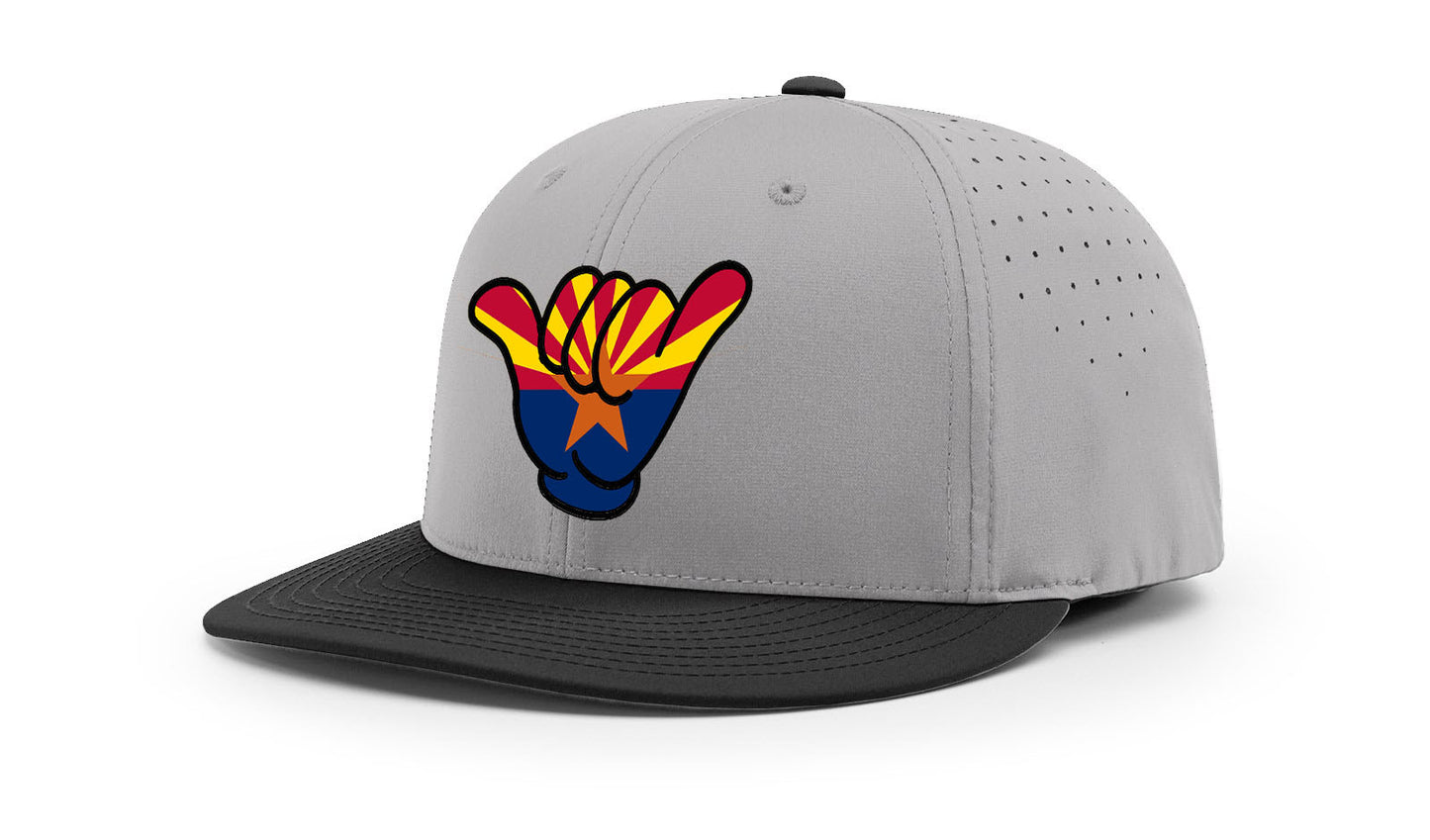 Hang Loose Hand Arizona Flag - PTS30 Gray/Black