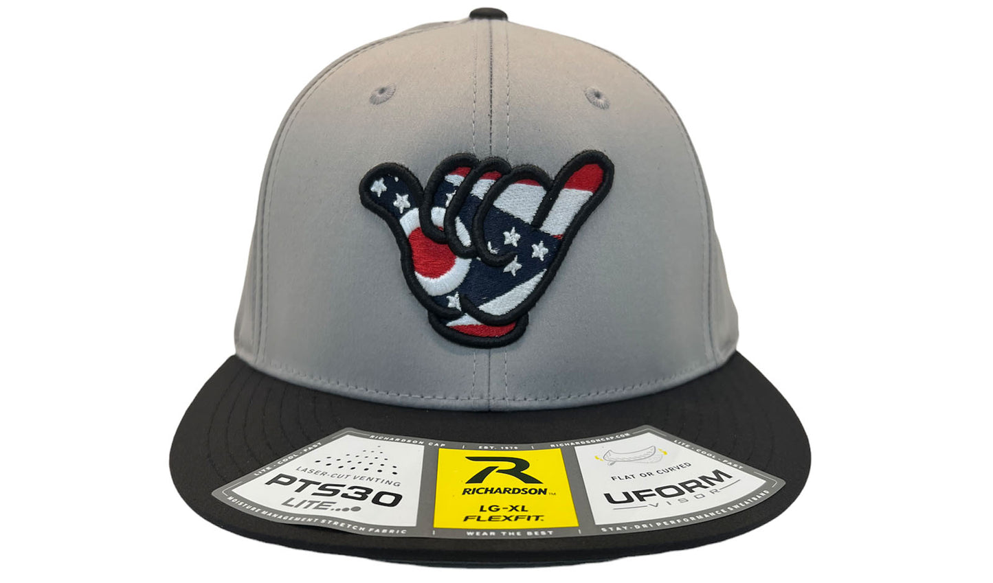 Hang Loose Hand Ohio Flag - PTS30 Gray/Black